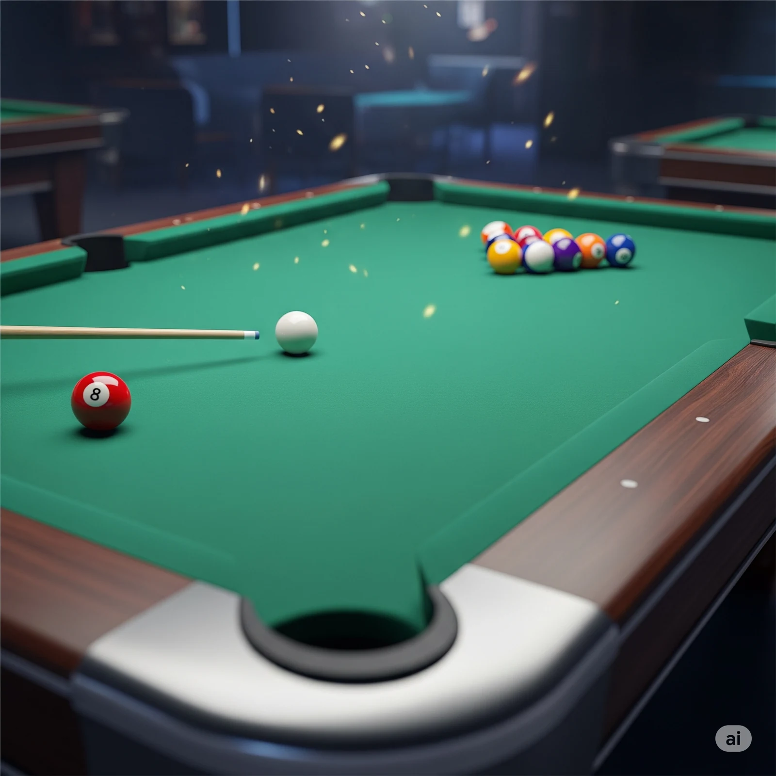 Pool table game mode